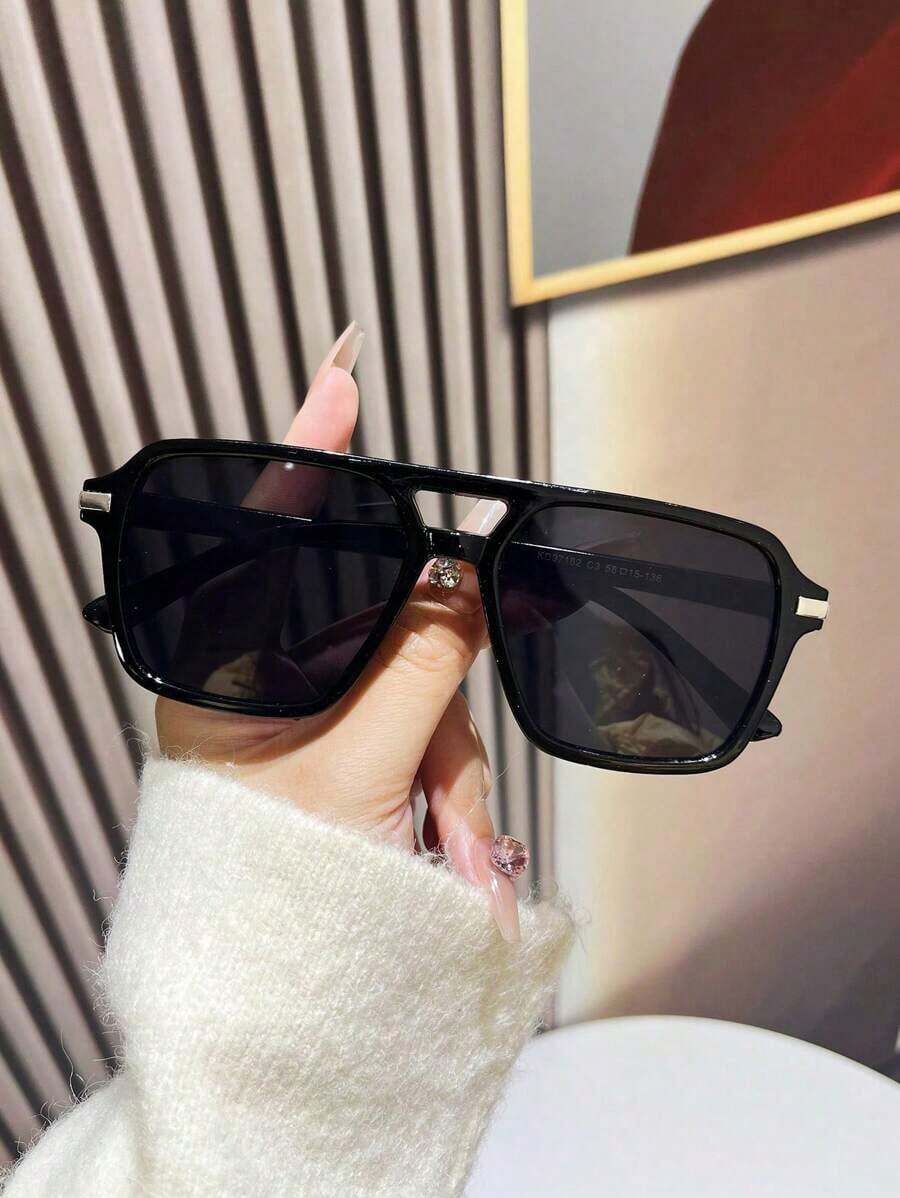 Fashion Double Bridge Aviator  - Sunglasses Aviator Polarized avis et prix