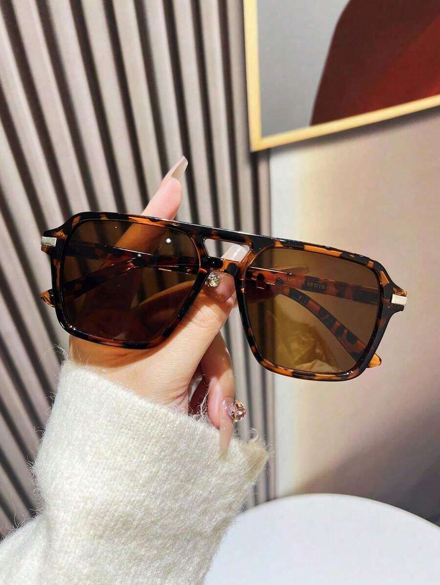 Fashion Double Bridge Aviator  - Sunglasses Aviator Polarized avis et prix