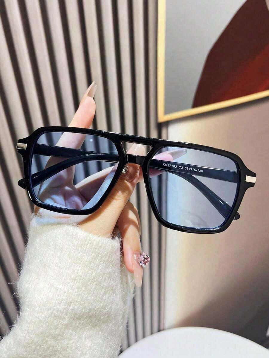Fashion Double Bridge Aviator  - Sunglasses Aviator Polarized avis et prix