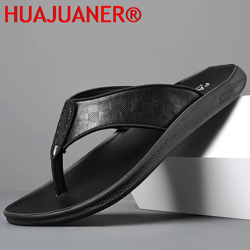 Casual Outdoor Men's Sandals S - Flip Flop Leather Men avis et prix