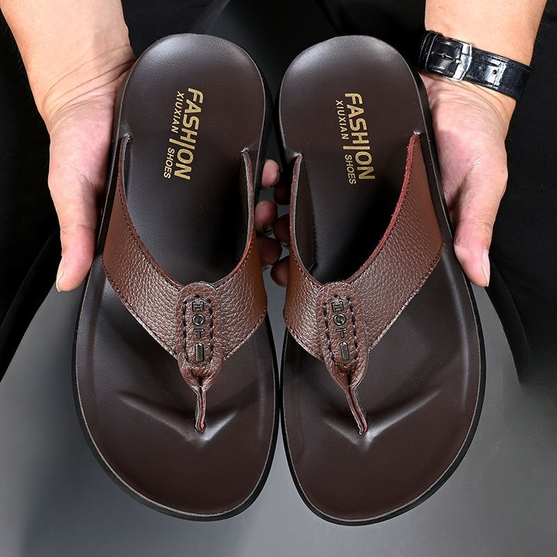 Hot Sale Men's Flip Flops High - Flip Flop Leather Men avis et prix