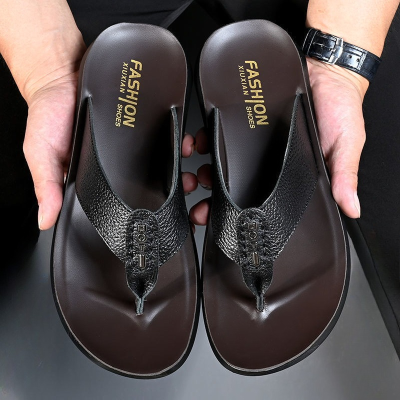 Hot Sale Men's Flip Flops High - Flip Flop Leather Men avis et prix