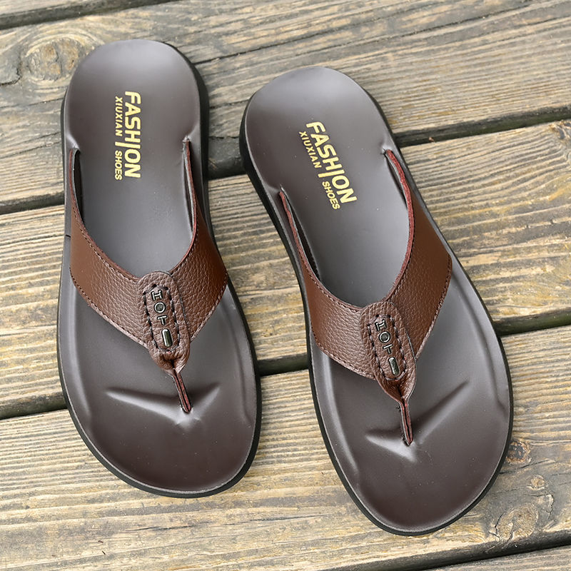 Hot Sale Men's Flip Flops High - Flip Flop Leather Men avis et prix