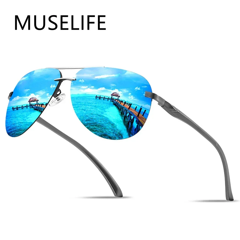 New Polarized Men Sunglasses C - Sunglasses Aviator Polarized avis et prix