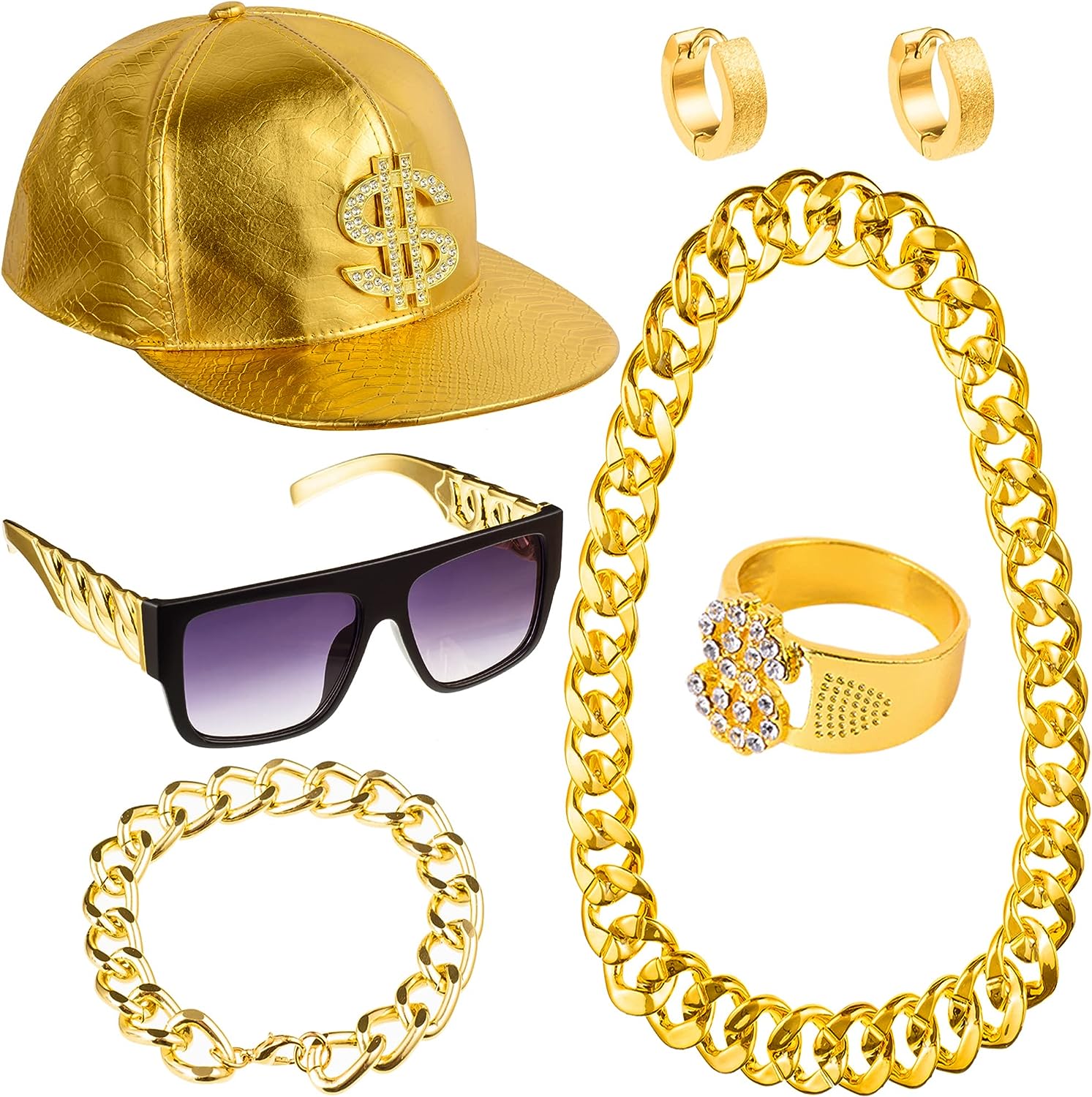 PESENAR 80s 90sHip Hop Costume - Sunglass Retainer Cord avis et prix