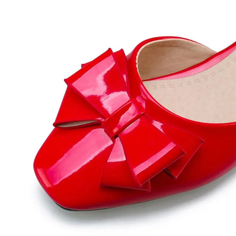 Big Size Women Bowtie Pumps Ro - Casual Sandal Leather avis et prix