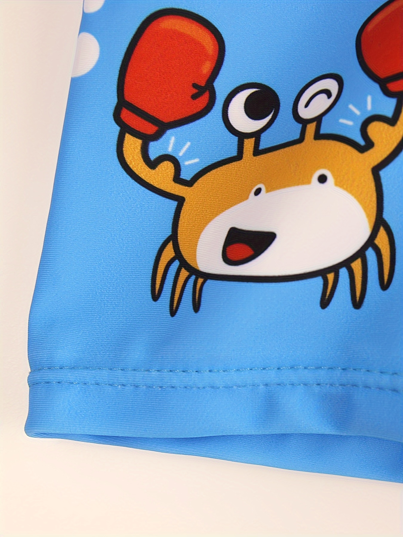 Cartoon Boxing Crab And Shark  - Swim Trunk Quick Dry avis et prix