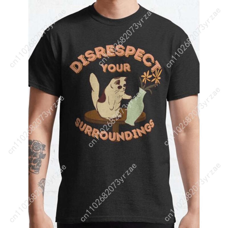 Funny Cats Punk Memes Casual T - Linen Shirt Breathable avis et prix