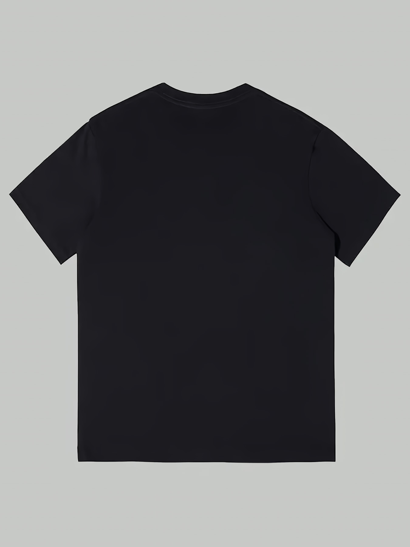 Men's Black T-Shirt Graphic  C - Tee Graphic Print avis et prix